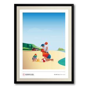 TfW Custom Illustration - Welsh Seaside