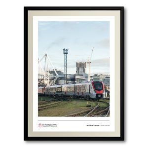 TfW Photographic Print - Cardiff Cityscape